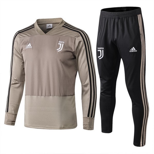 Trainingsanzug Juventus 2018-19 Gelb Marine Fussballtrikots Günstig